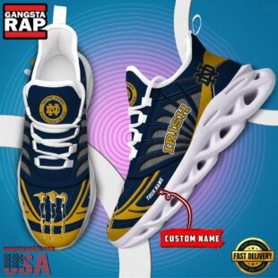 Notre Dame Fighting Irish Custom Max Soul Shoes Sneaker