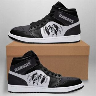 Oakland Raiders Nfl Air Jordan Shoes Sport Sneaker Boots Shoes For Men Women