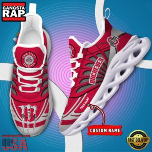 Ohio State Buckeyes Custom Max Soul Shoes Sneaker