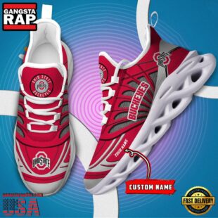 Ohio State Buckeyes NCAA Custom Max Soul Shoes Sneaker