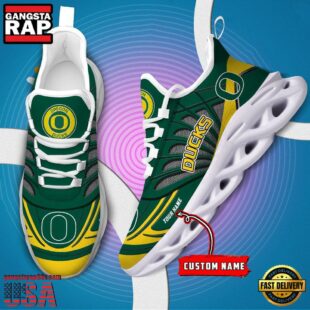 Oregon Ducks NCAA Custom Max Soul Shoes Sneaker