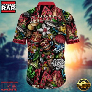 Ottawa Senators NHL Summer Hawaiian Shirt