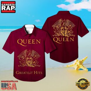 Queen Band Greatest Hits Hawaiian Shirt