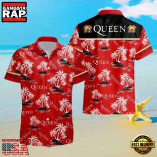 Queen Band Island Majesty Custom Hawaiian Shirt