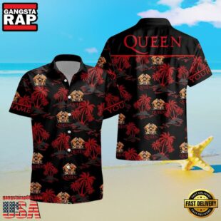 Queen Band Personalized Tropical Royalty Hawaiian Shirt