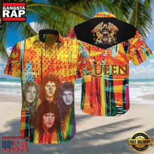 Queen Band Portrait Hawaiian Shirt