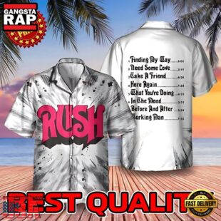 Rush Music Album Tracklist Hawaiian Shirt