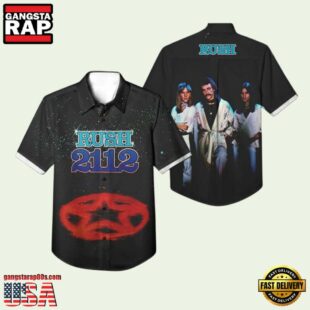 Rush Music Band 2112 Album Black Hawaiian Shirt