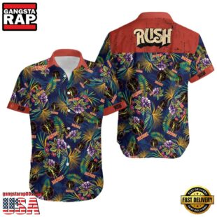 Rush Music Band Tropical Paradise Tour Edition Hawaiian Shirt