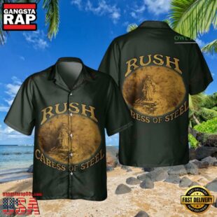 Rush Rock Band Caress of Steel Hawaiian Shirt