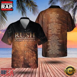 Rush Rock Band Great Chronicles Hawaiian Shirt