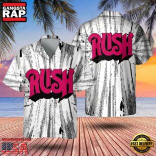 Rush Rock Band Retro Logo Classic Hawaiian Shirt