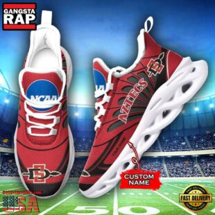 San Diego State Aztecs NCAA Custom Max Soul Shoes Sneakers