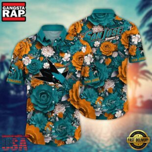 San Jose Sharks NHL Hawaiian Shirts