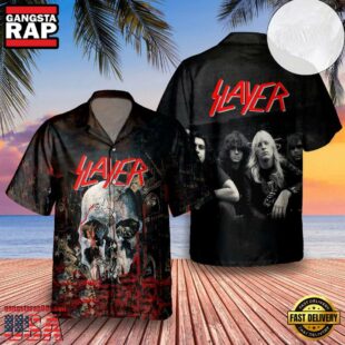 Slayer Music Band Band Member 3D Print Hawaiian Shirt