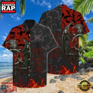 Slayer Music Band Eagle Design 3D Print Hawaiian Shirt