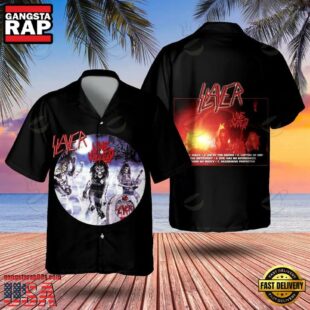 Slayer Music Band Live Undead 3D Print Hawaiian Shirt