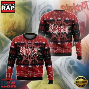 Slipknot Band Fans Lover Christmas Ugly Sweater