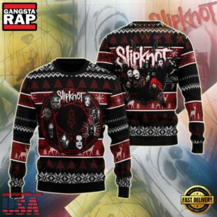 Slipknot Band Photo 3D Print Christmas Ugly Sweater