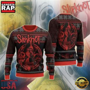 Slipknot Death Heavy Metal Band Ugly Christmas Sweater