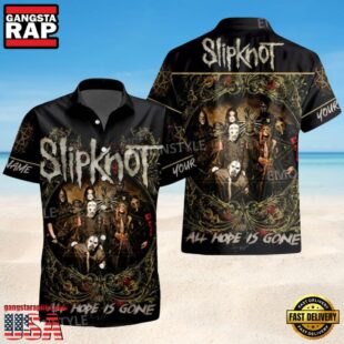 Slipknot Rock Band All Hope is Gone Tribute Summer Hawaiian Shirt