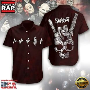 Slipknot Rock Band Heartbeat Summer Hawaiian Shirt