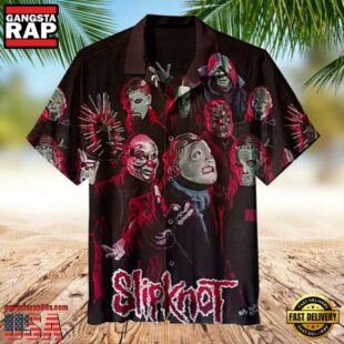 Slipknot Rock Band Masked Mayhem Summer Hawaiian Shirt