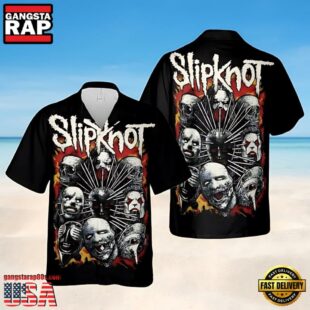 Slipknot Rock Band Metal Paradise Summer Hawaiian Shirt