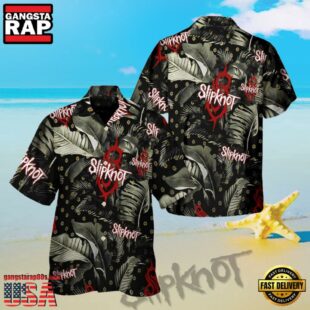 Slipknot Rock Band Midnight Leaves Summer Hawaiian Shirt