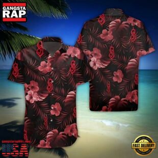 Slipknot Rock Band Red Paradisel Summer Hawaiian Shirt