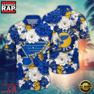 St. Louis Blues NHL Hawaiian Shirt