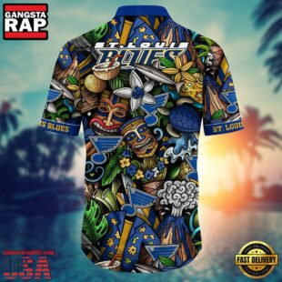 St. Louis Blues NHL Summer Hawaiian Shirt