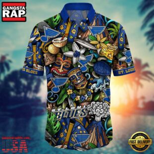 St. Louis Blues NHL Summer Hawaiian Shirt