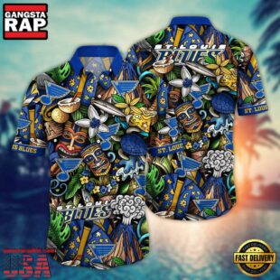 St. Louis Blues NHL Summer Hawaiian Shirt