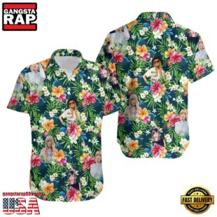 Taylor Swift Floral Hawaiian Shirt