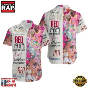 Taylor Swift Summer Vacation Hawaiian Shirt