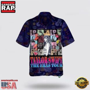 Taylor Swift The Eras Tour Style Retro 80s Hawaiian Shirt