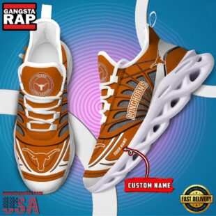 Texas Longhorns NCAA Custom Max Soul Shoes Sneaker