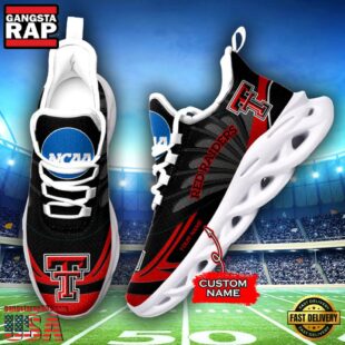 Texas Tech Red Raiders NCAA Custom Max Soul Shoes Sneakers