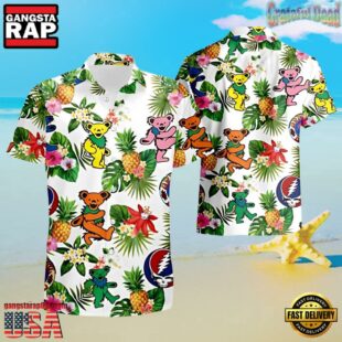 The Grateful Dead Rock Band Full Printed Unisex Hawaiian Shirt