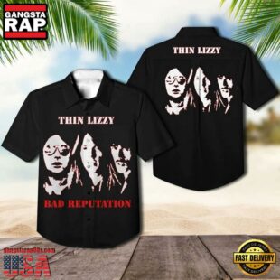 Thin Lizzy Rock Band Bad Reputation Hawaiian Shirt