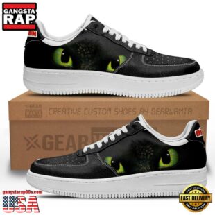 Toothless Dragon Air Force 1 Shoes Gift For Men Women