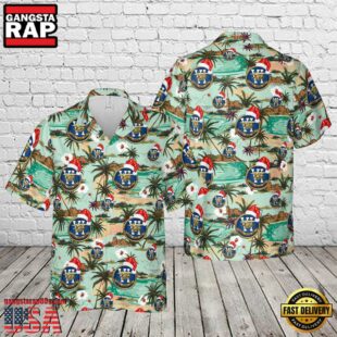 US Navy SEAL Team 6 Christmas Hawaiian Shirt