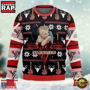 Van Halen Baby Cute Ugly Christmas Sweater