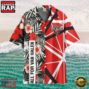 Van Halen Music Band All 3D Print Hawaiian Shirt