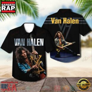 Van Halen Music Band Guitar Album Hawaiian Shirt