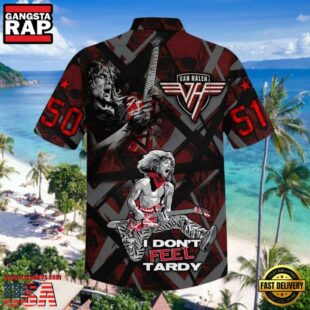 Van Halen Music Band I Don’t Feel Tardy Hawaiian Shirt