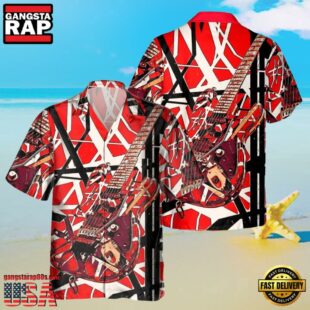 Van Halen Music Band Inspired Guitar Hawaiian Shirt