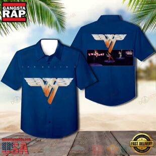 Van Halen Music Band Retro Logo Hawaiian Shirt