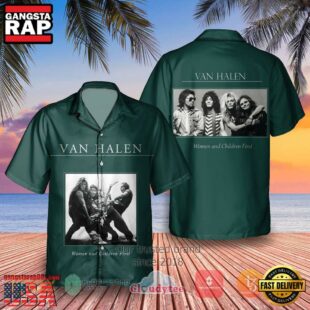 Van Halen Music Band Women And Children First Album Hawaiian Shirt